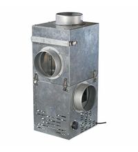 Ventilator de semineu, echipat cu cutie de filtrare, 150mm, gri, Vents