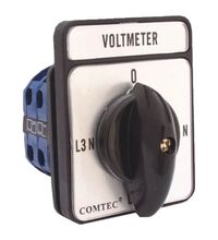 Comutator voltmetric Comtec, 4P, 20A, L1N-L2N-L3N-0, MF0002-10100