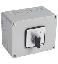 Comutator cu came Legrand, inversor, 2P, 63A, 1-0-2, PR63, 027751