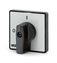 Placa ON-OFF Scame, cu maneta, gri-negru, de actionare separator, 48B2, 590.YM48B2
