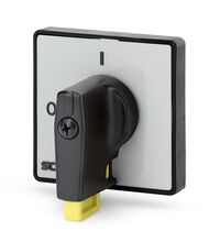 Placa ON-OFF Scame, cu maneta, gri-negru, de actionare separator, 51B2, 590.YM51B2