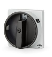 Placa ON-OFF Scame, cu maneta, gri-negru, de actionare separator, 67R7, 590.YM67R7