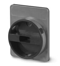 Placa ON-OFF Scame, cu maneta, gri-negru, de actionare separator, 70R7, 590.YM70R7