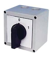 Comutator cu came XBS, in trepte, 3P, 12A, 0-1, IP54, GN12-53-P