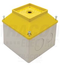 Cutie pentru comutator cu came ON-OFF, de urgenta, 112x112x108mm, Tracon, IP44, TK/T3+F3S/