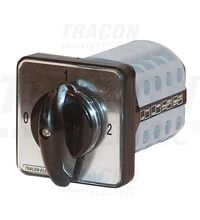 Comutator cu came Tracon, in trepte, 90 grade, 3P, 125A, 0-1-2, TKB-129/3