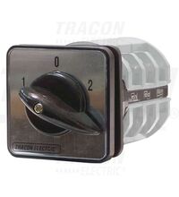 Comutator cu came Tracon, in trepte, 60 grade, 2x3P, 20A, 1-0-2, TKV-206/3