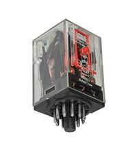 Releu intermediar Adeleq, 11 pini, 6VDC, 8A, 3CO, 02-572