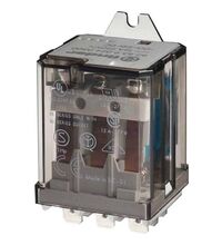 Releu de putere Finder, 11 fastoane, 230VDC, 16A, 3CO