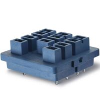 Soclu releu Finder, 12 pini, pentru seria 62, 92.13