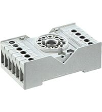 Soclu releu Relpol, intermediar 11 pini, pentru seria R15-3CO, PZ11