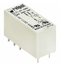 Releu fisabil Relpol, 8 pini, 12VAC, 16A, 1NI, RM85-2021-35-5012