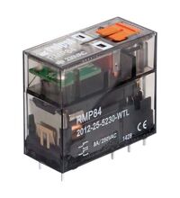 Releu fisabil Relpol, 8 pini, 230VAC, 8A, 2CO, RMP84-2012-25-5230-WT
