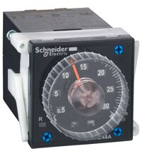 Releu de timp Schneider, 11 pini, 24-240VAC/VDC, ambrosabil, 5A, 2ND, RE48AML12MW