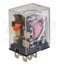 Releu de putere Tracon, 6 fastoane, 230VAC, 10A, 2CO, RL08-240AC