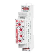 Releu de timp Relpol, multifunctional, 230VAC, asimetric, 16A, 2ND, RPC-1SA-A230