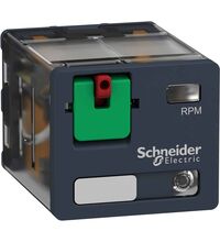 Releu intermediar Schneider, 9 pini, 24VAC, 15A, 3CO, RPM32B7