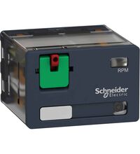 Releu intermediar Schneider, 12 pini, 230VAC, 15A, 4CO, RPM42P7