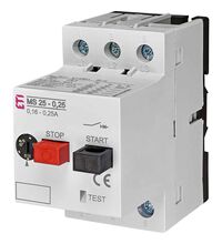 Motor Protector ETI, cu RT, intrerupator cu retinere, 0.16-0.25A, MS, 004600020
