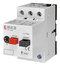 Motor Protector ETI, cu RT, intrerupator cu retinere, 12-20A, MS, 004600120