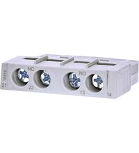 Contact auxiliar motor protector ETI, frontal, 1ND+1NI, 004648021
