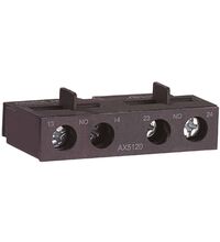 Contact auxiliar motor protector Noark, frontal, pentru 32A, 1ND+1NI, 108143