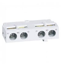 Contact auxiliar motor protector Legrand, frontal, 2NI, 417405