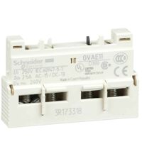 Contact auxiliar motor protector Schneider, frontal, 1ND+1NI, GVAE11