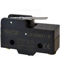 Limitator de cursa cu tija scurta, cu arc, 17mm, 1CO, Tracon, LS15GW21-B
