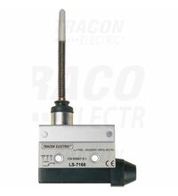 Limitator de cursa cu arc si tija, subtire, 86mm, 1ND+1NI, Tracon, LS7166