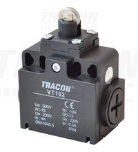 Limitator de cursa cu rola la 180 grade, 1NI+1ND, Tracon, VT