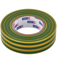 Banda izolatoare PVC Emos, 20mlx20mm, galben-verde, F61925