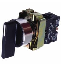 Selector cu maneta lunga cu retinere, negru, 1ND, 0-1, Comtec, MF0005-20234