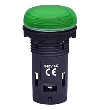 Lampa de semnalizare ETI, LED, verde, 230VAC, D22