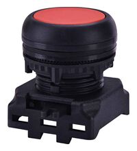 Buton comanda ETI, cu revenire, rosu, 004771240