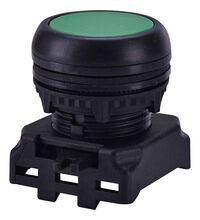 Buton comanda ETI, cu revenire, verde, 004771241