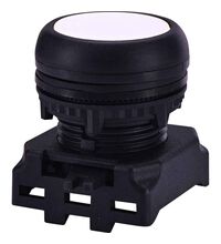 Buton comanda ETI, cu revenire, alb, 004771244