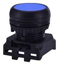 Buton comanda ETI, cu revenire, albastru, 004771245