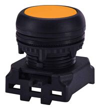 Buton comanda ETI, cu revenire, portocaliu, 004771246