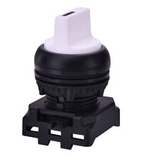 Selector cu maneta scurta cu retinere, dreapta 45 grade, 1-0-2, alb, ETI, 004771355