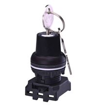 Selector cu cheie cu revenire, 90 grade, 0-1, negru, XY90, ETI, 004771371