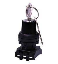 Selector cu cheie cu revenire, 45 grade, 1-0-2, negru, YXZ, ETI, 004771383