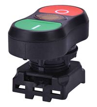 Buton comanda ETI, Start-Stop cu revenire si LED, rosu, , 004771391