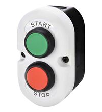 Cutie pentru comanda ETI, 2 butoane, verde/rosu, START/STOP, 1ND+1NI, 004771442
