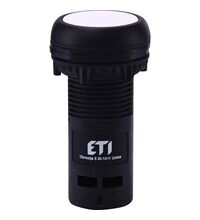 Buton comanda ETI, cu revenire, 1NI, alb, 004771465