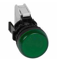 Lampa de semnalizare Legrand, LED, verde, 230VAC, D22, 023792