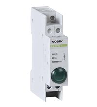 Lampa de semnalizare Noark, LED, verde, 12VAC/DC, sina DIN, 102440