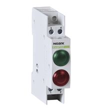 Lampa de semnalizare Noark, LED, verde/galben, 24VAC/DC, sina DIN, 102466