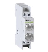 Lampa de semnalizare Noark, LED, alb, 12VAC/DC, sina DIN, 102525