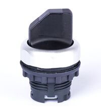 Selector cu maneta scurta cu revenire, negru, 1-0-2, Noark, 105523